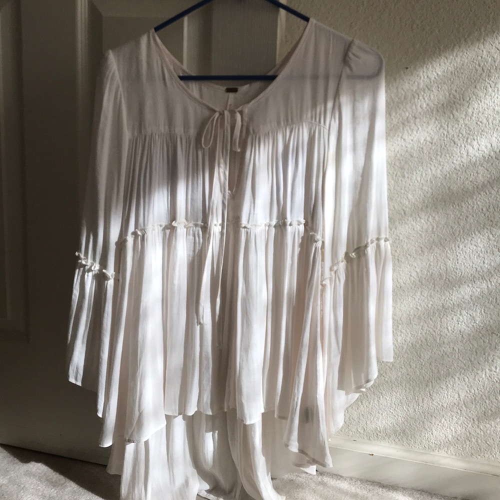 FreePeople White blouse size M